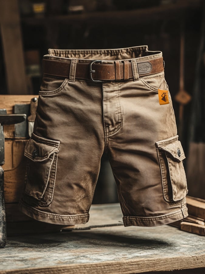 Men's Cargo Pants Multi-Pocket Design Outdoor Style Everyday Wear