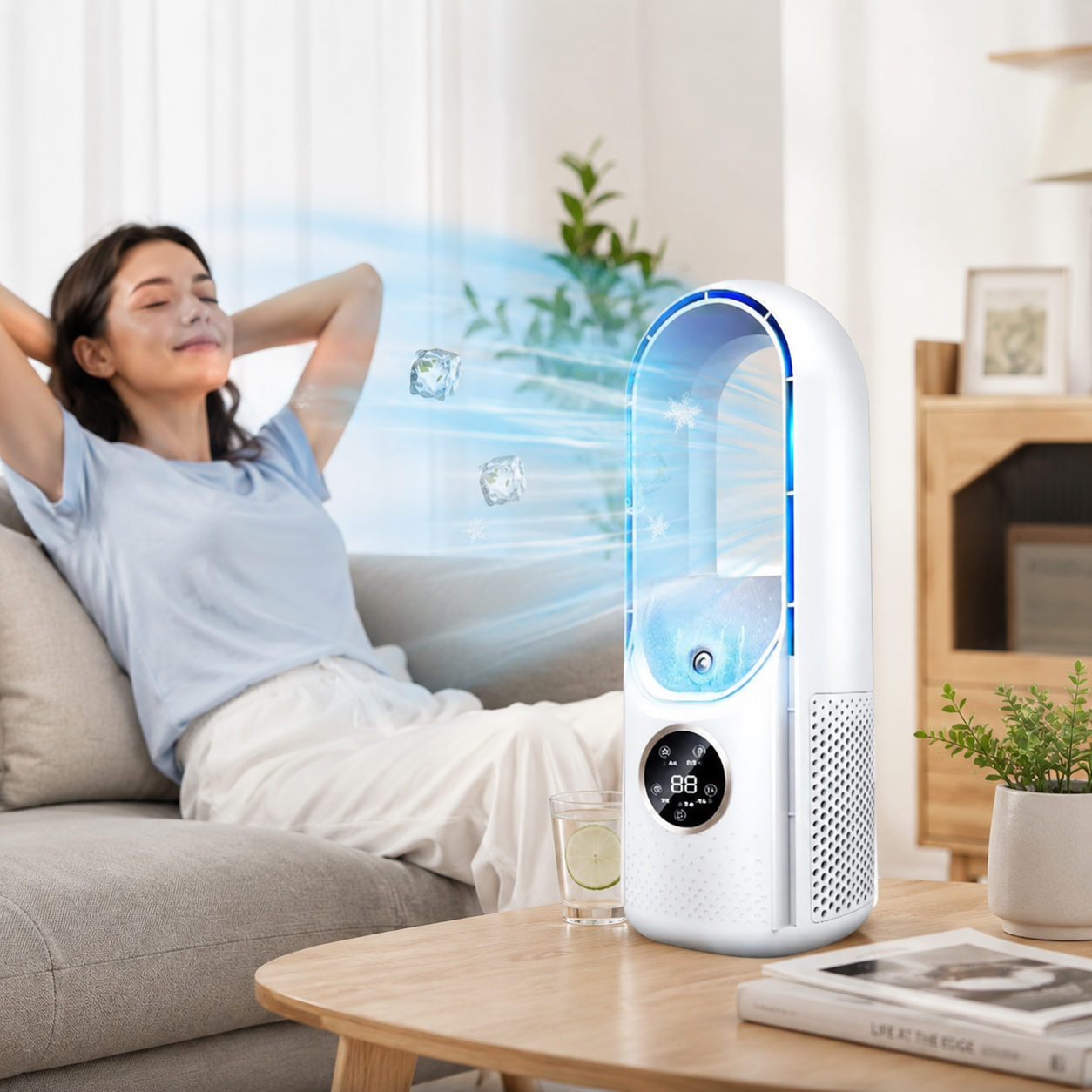 Portable Mini Air Conditioner Energy Efficient Cooling Unit