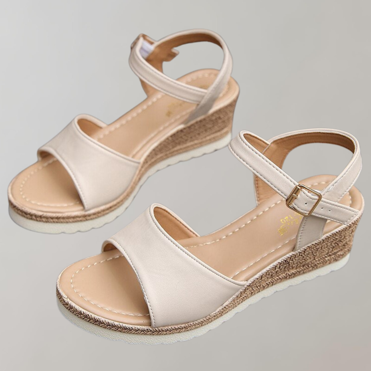 Women's Orthopaedic Wedge Sandals Adjustable Straps Casual Footwear