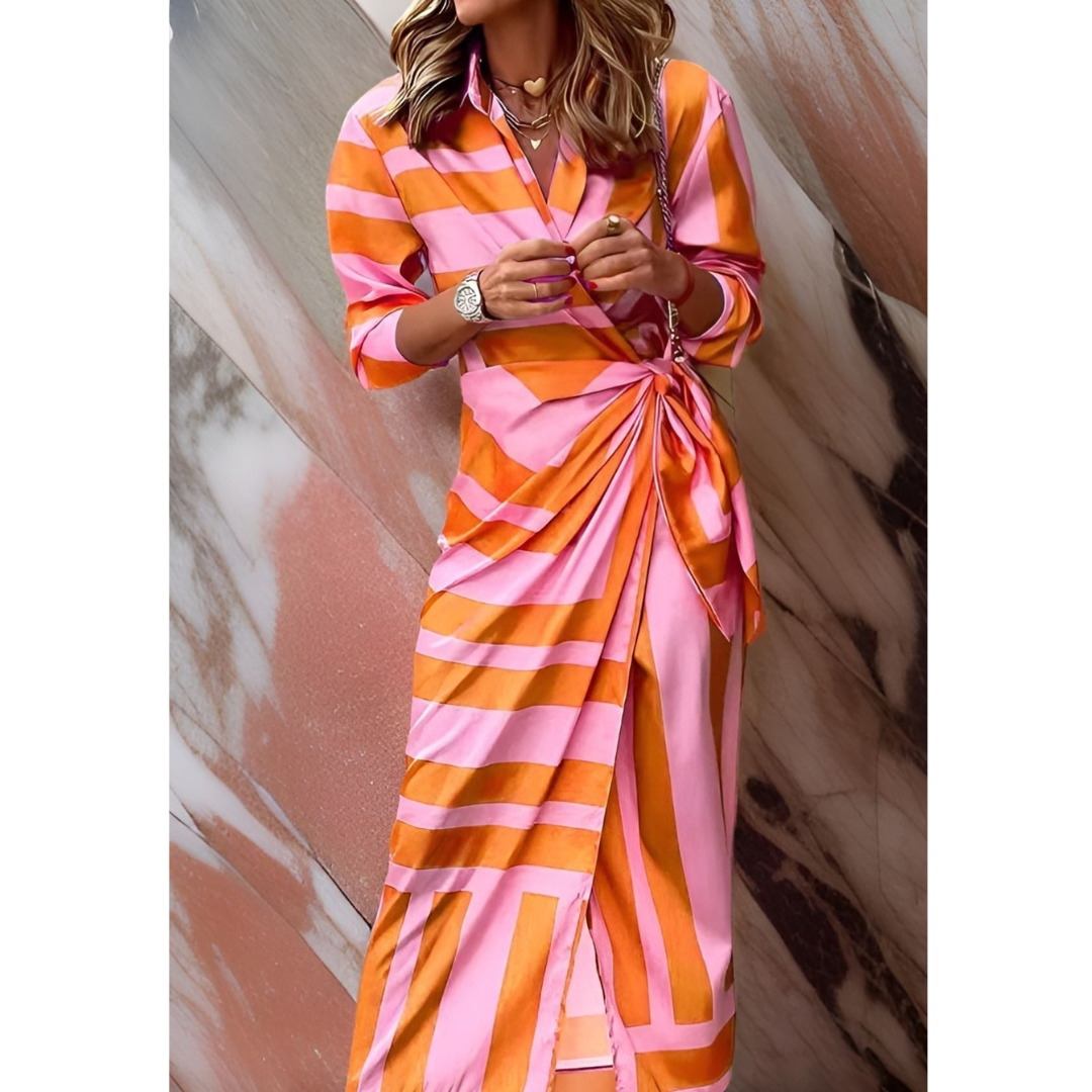 Ella | Women's Elegant Wrap Maxi Dress 0