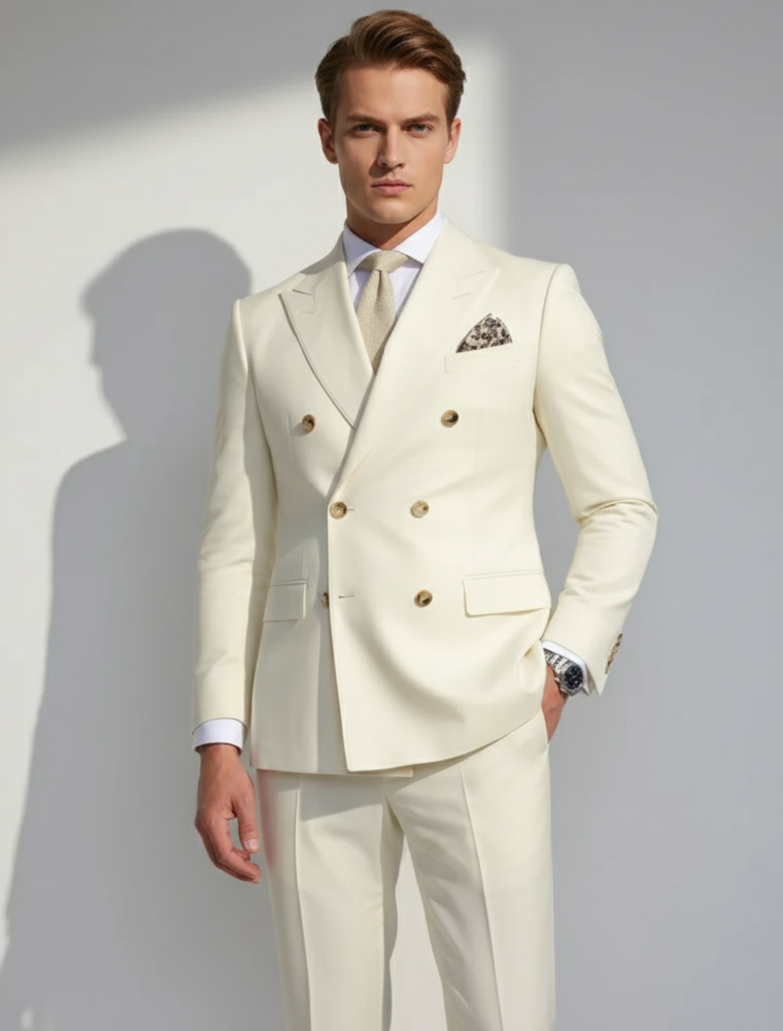 Ethan | Men's Suit Double Breasted Formal Set 0