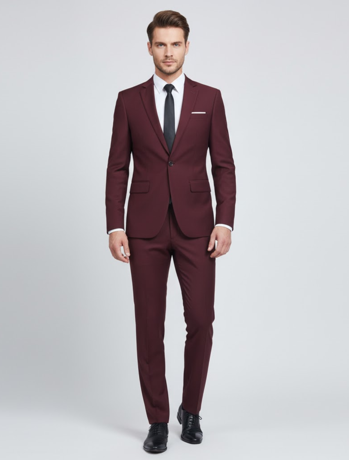 Men's Tailored Suit Modern Design | All-Season Wear