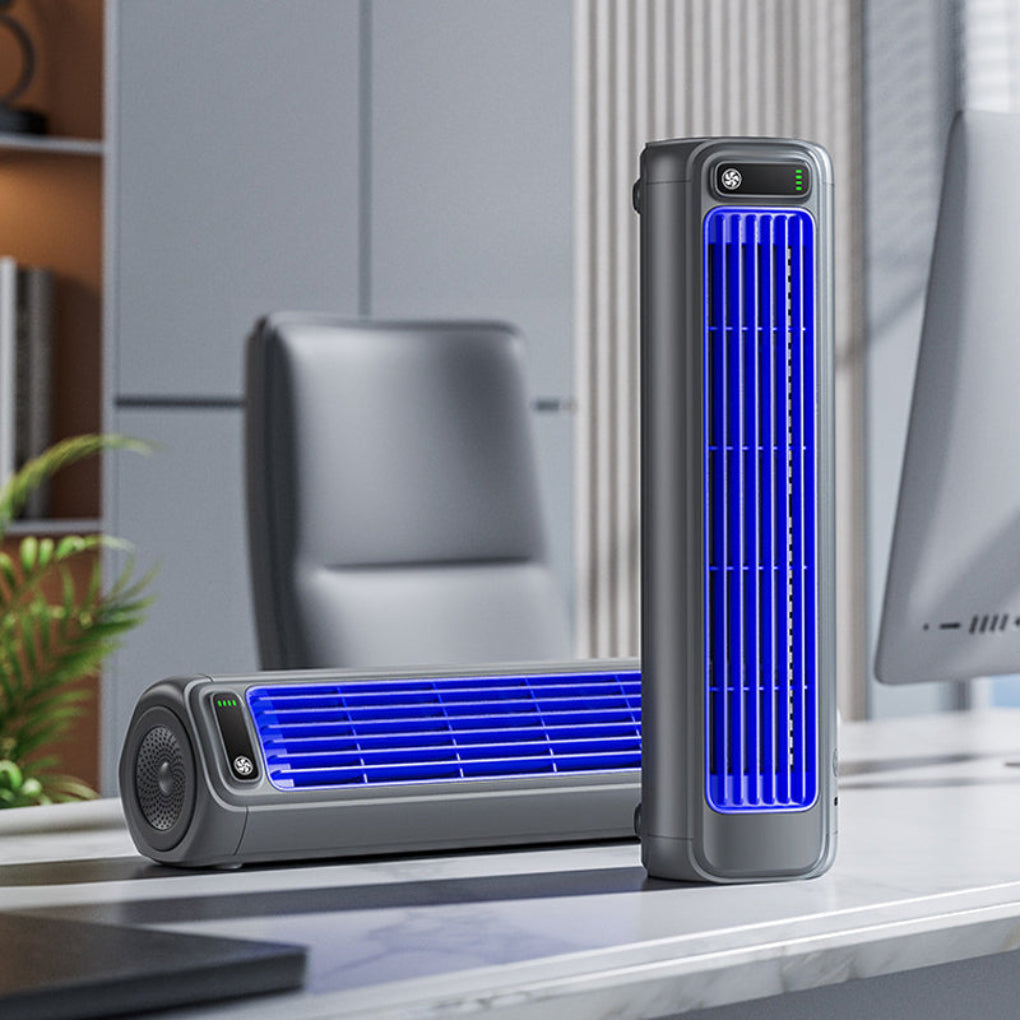 Rechargeable Air Cooling Fan - Portable Wireless Design - Ideal for Home & Office