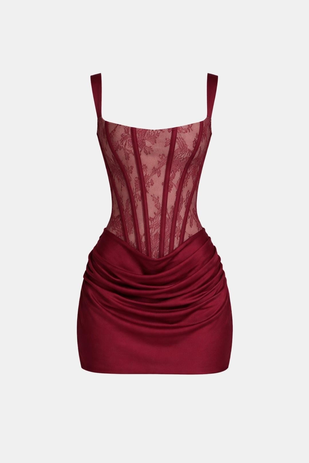 Melyna – Square Neck Corset Style Bodice Mini Dress