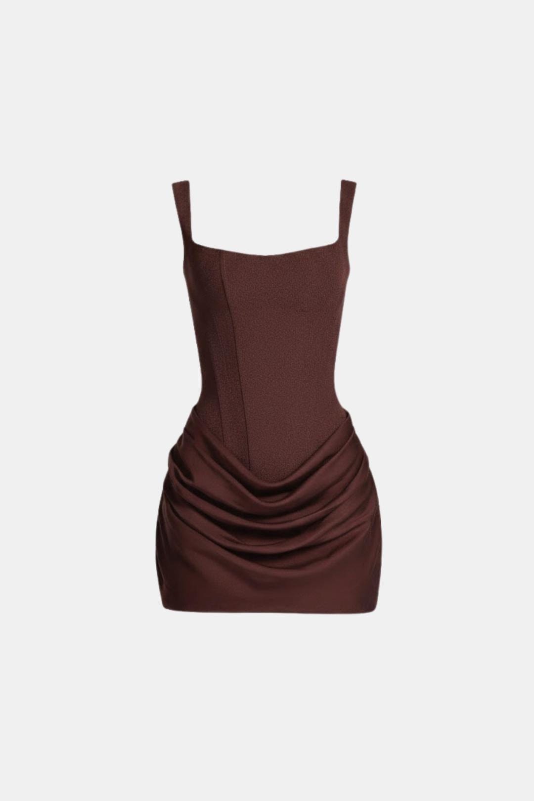 Melyna – Square Neck Corset Style Bodice Mini Dress