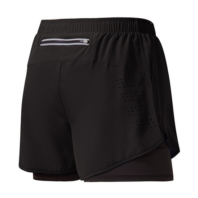 Men's 2-in-1 Athletic Shorts - Breathable Inner Liner