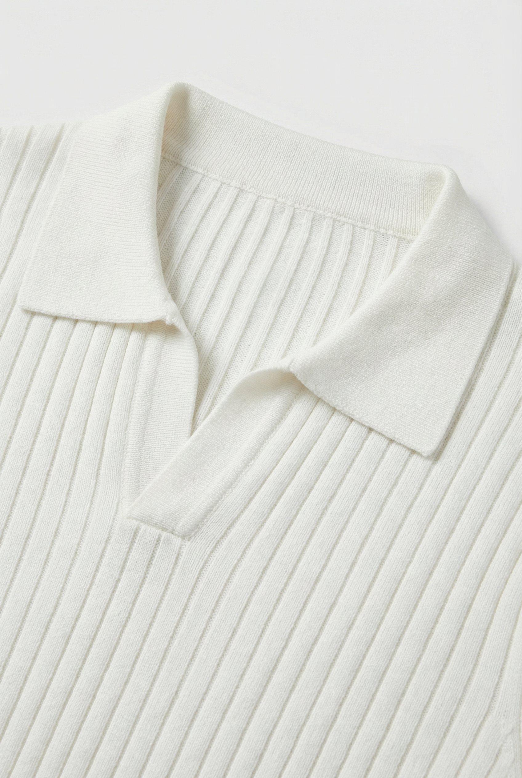 Michael | Men's Long Sleeve V-Neck Cotton Blend Polo 1
