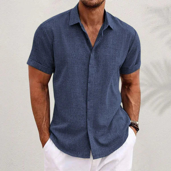 Men's Casual Polo Shirt – Relaxed Fit, Short Sleeve, Summer Style