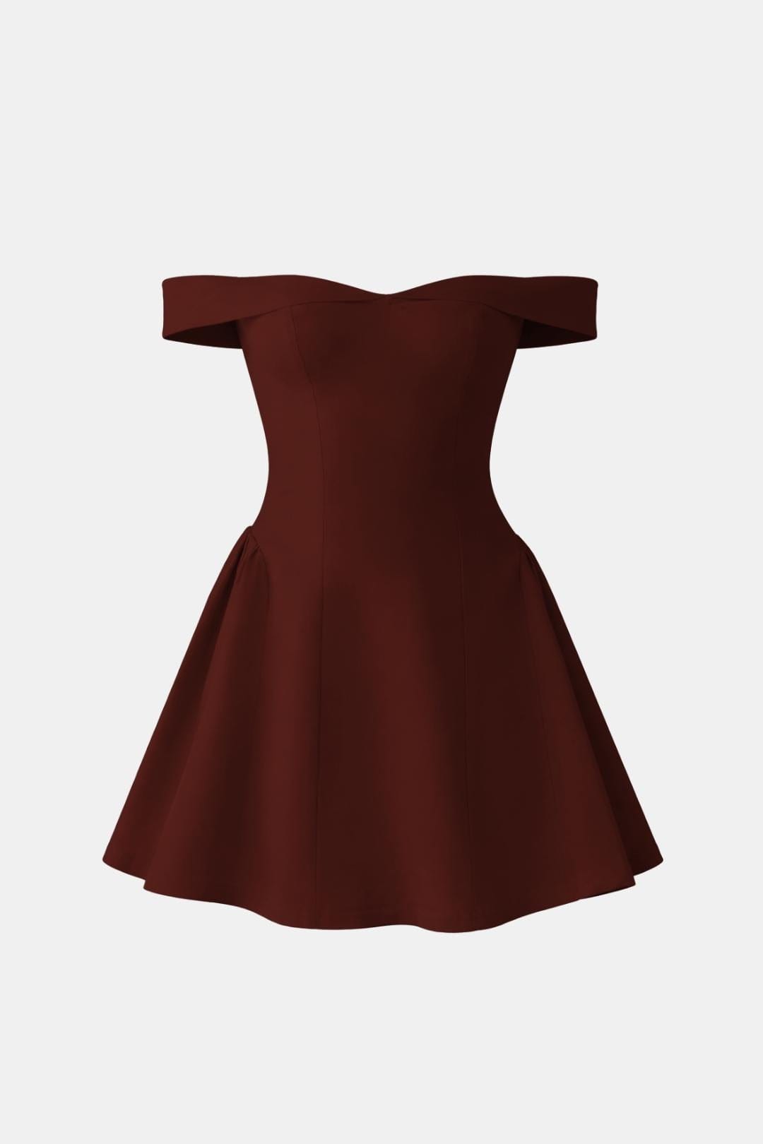 Zariyah – Off-Shoulder Sculpted Mini Dress
