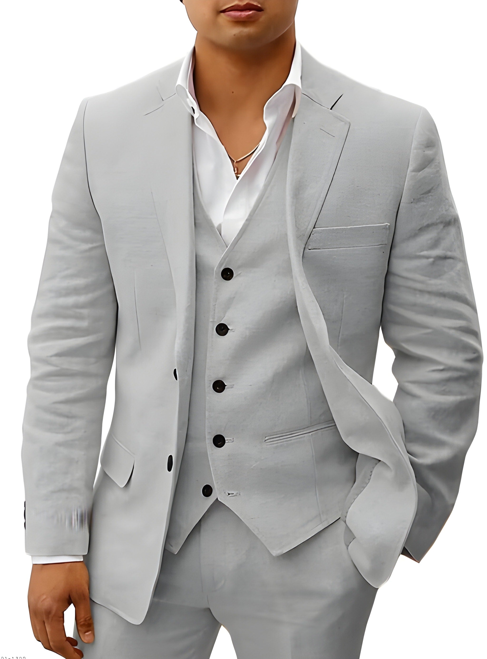 Alvion | Men’s Three-Piece Suit in a tailored polished look