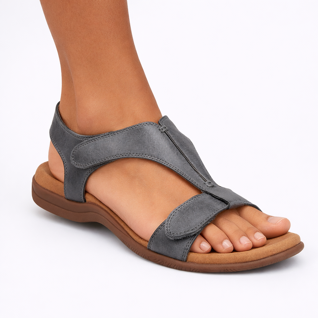 Women's Orthopedic Sandals Adjustable Straps Cushioned Support