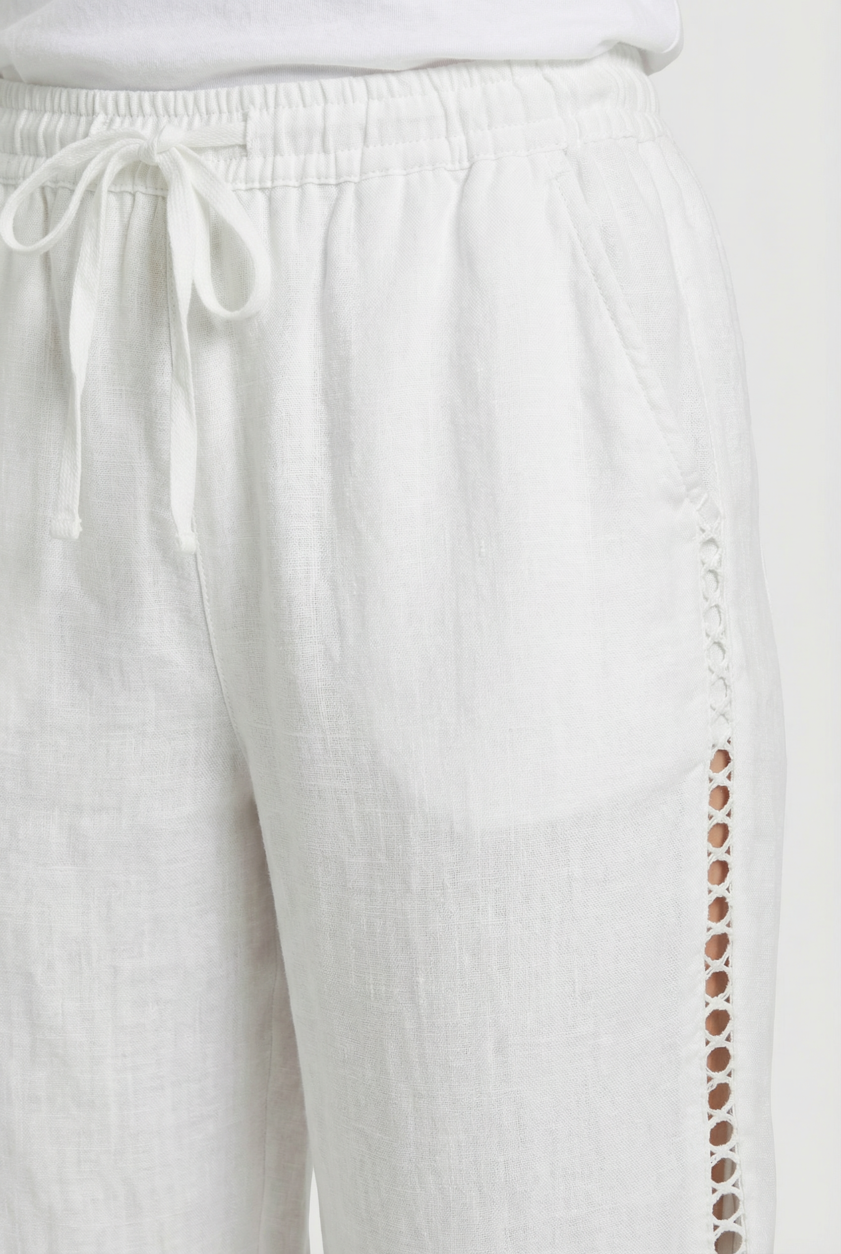 Women’s Drawstring Trousers Relaxed Fit Lightweight Fabric