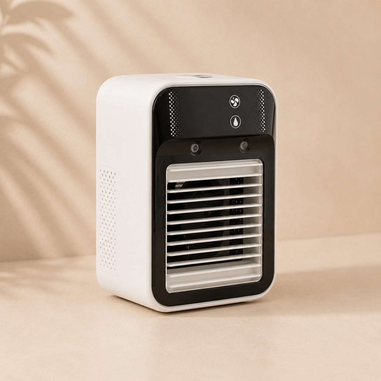 Portable Misting Air Cooler Dual Nano Mist Rechargeable Fan 3 Speed Digital Display