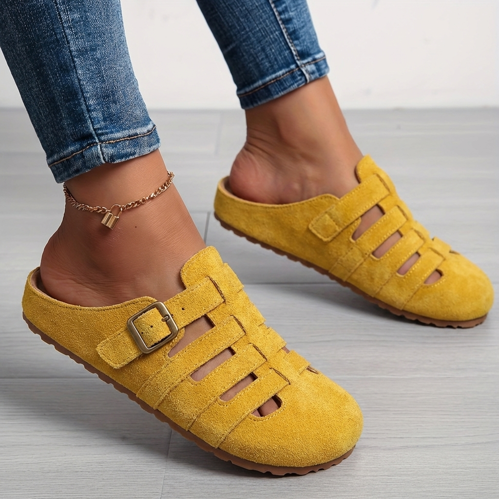 Women's Slip-On Mule Sandals Non-Slip Casual Footwear