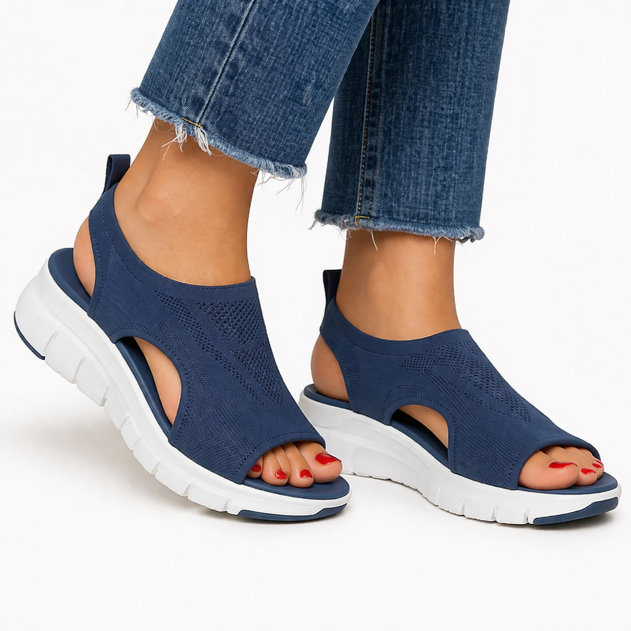 Women's Slip-On Walking Shoes Orthopedic Support
