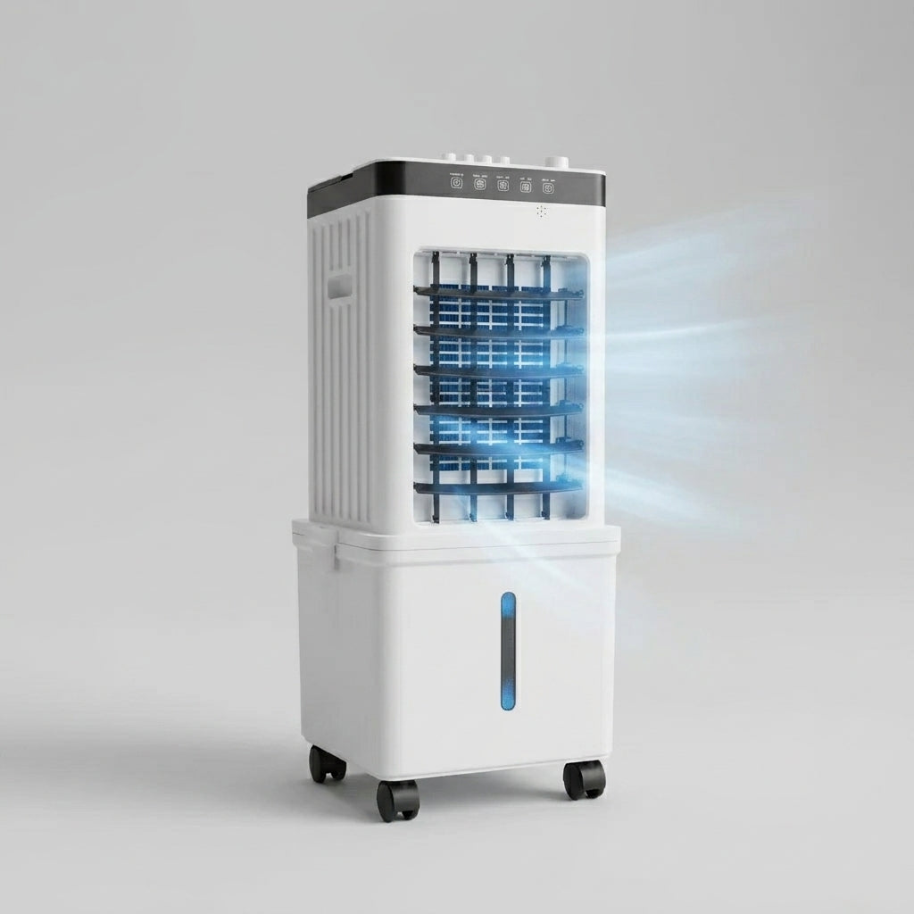 Portable Air Cooler Dehumidifier Fan - 3-in-1 Home Cooling Device