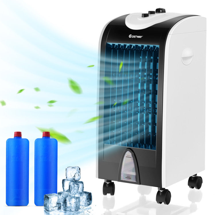 3-in-1 Evaporative Portable Air Cooler - Fan, Humidifier, Dehumidifier
