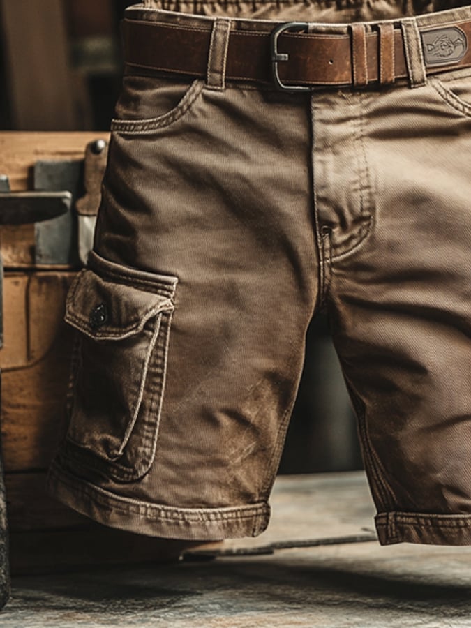 Men's Cargo Pants Multi-Pocket Design Outdoor Style Everyday Wear