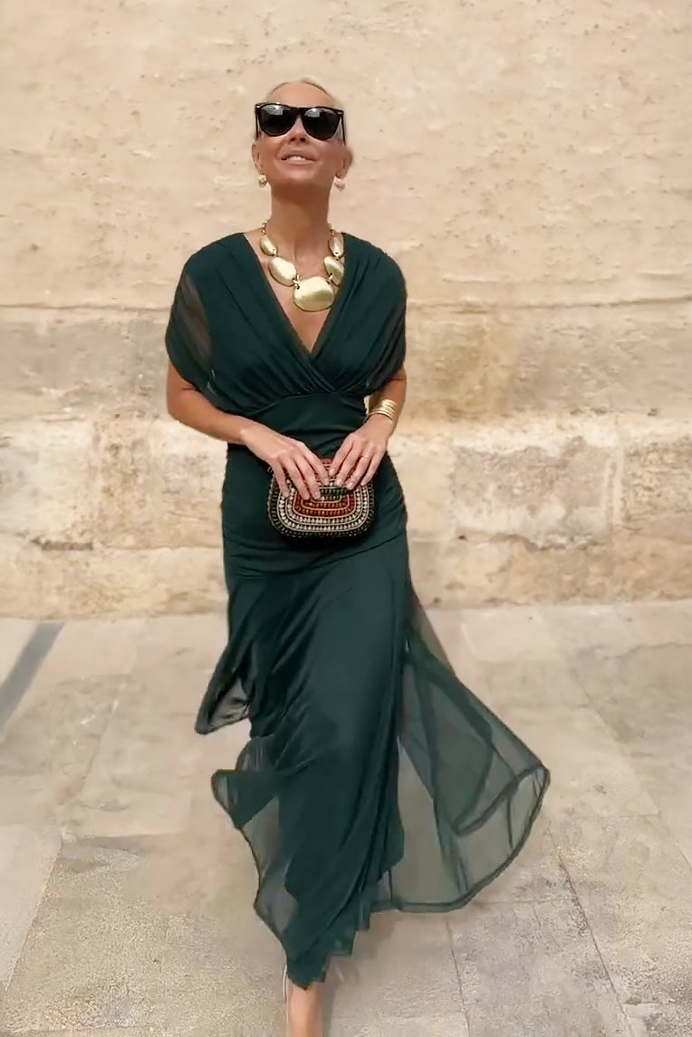 Women's Maxi Dress V-Neck Sleeveless Party Dress