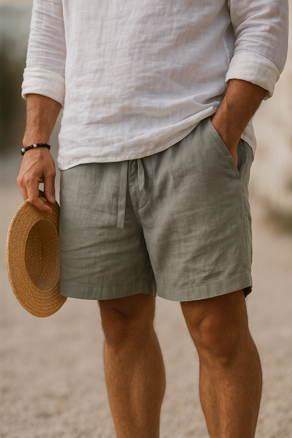 Men's Lightweight Cotton-Linen Pants – Casual Trousers