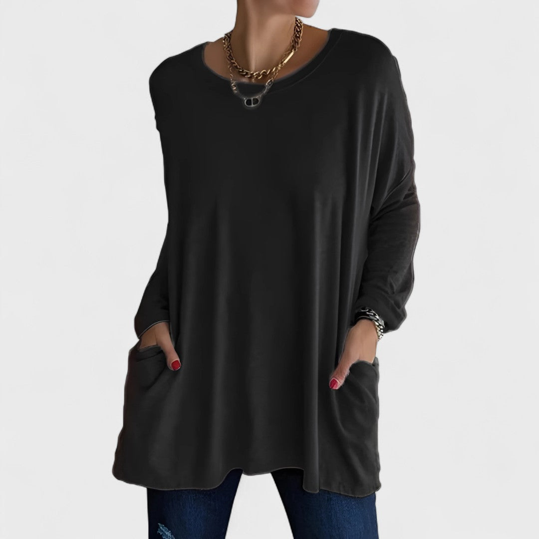 Emma | Women's Relaxed Fit Long Sleeve Top 0