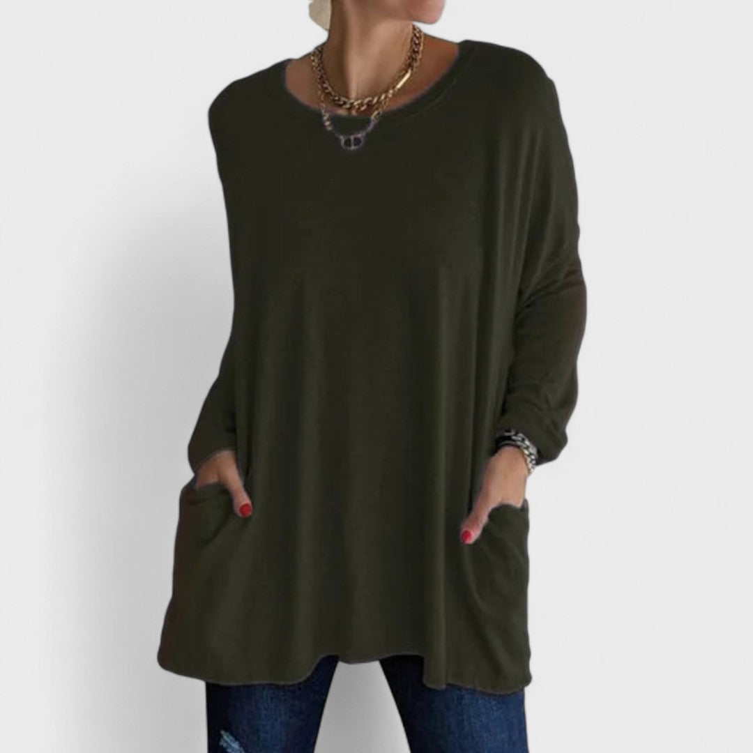 Emma | Women's Relaxed Fit Long Sleeve Top 9