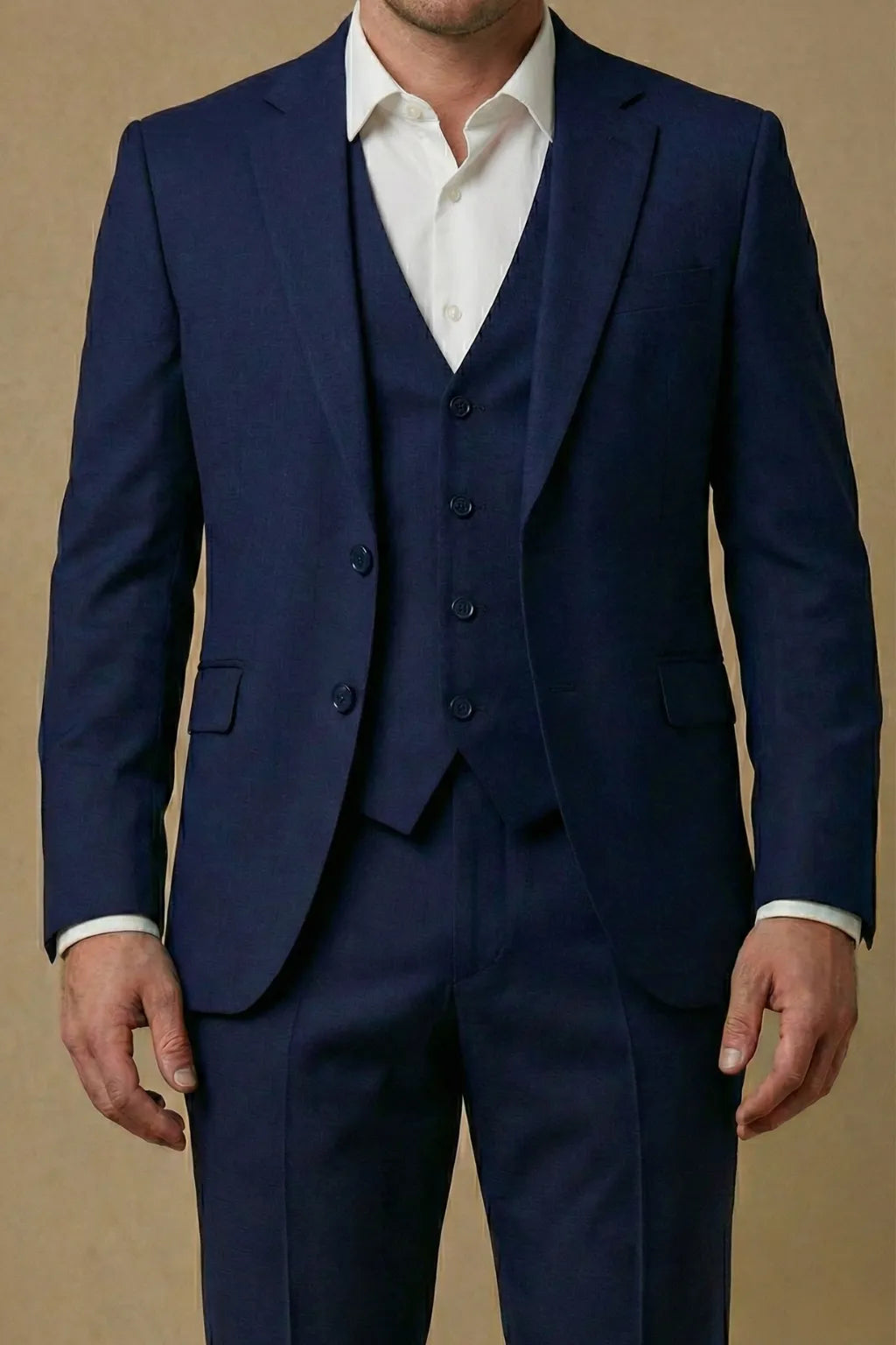 Men's Tailored Three-Piece Suit | Slim Fit | Formal Wear