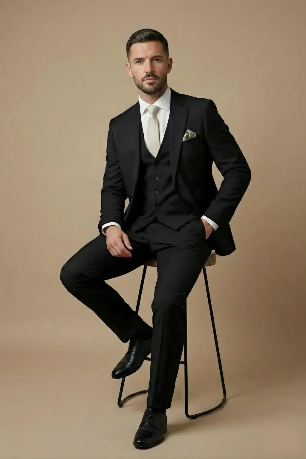 Men's Tailored Three-Piece Suit | Slim Fit | Formal Wear
