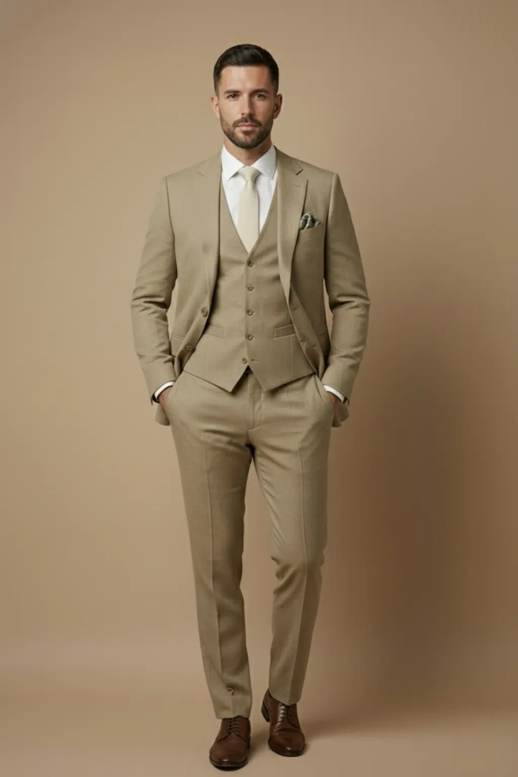 Men's Tailored Three-Piece Suit | Slim Fit | Formal Wear