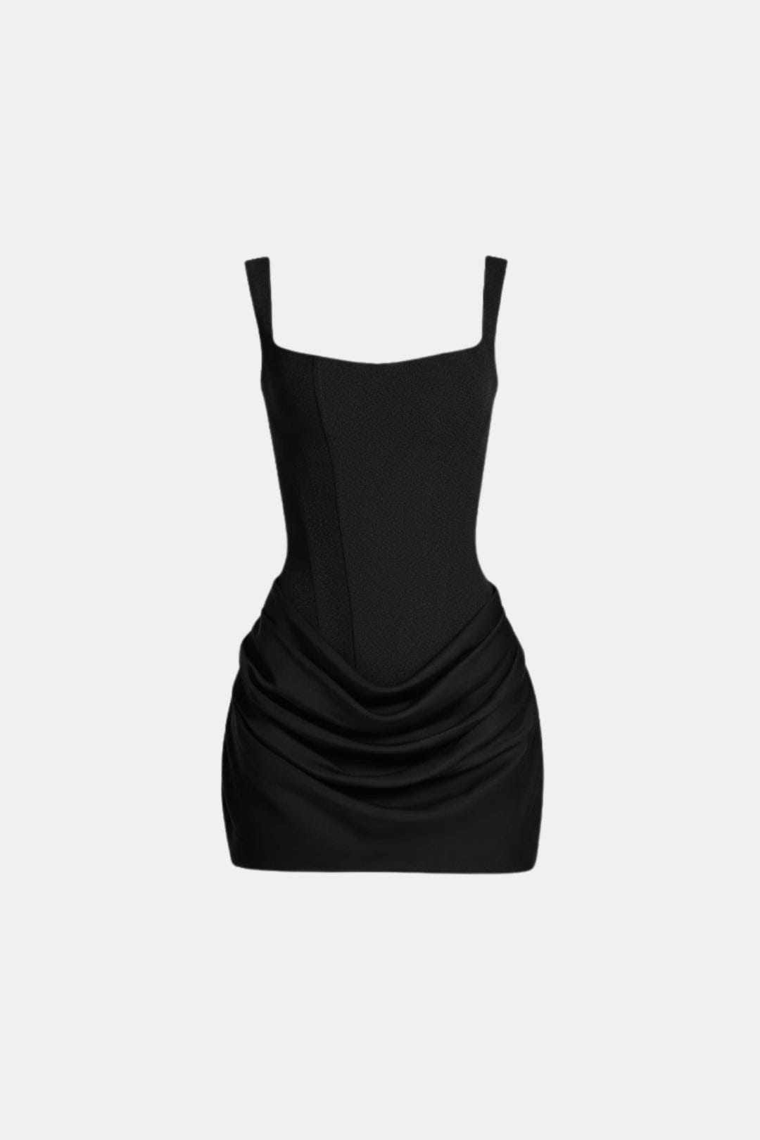 Melyna – Square Neck Corset Style Bodice Mini Dress