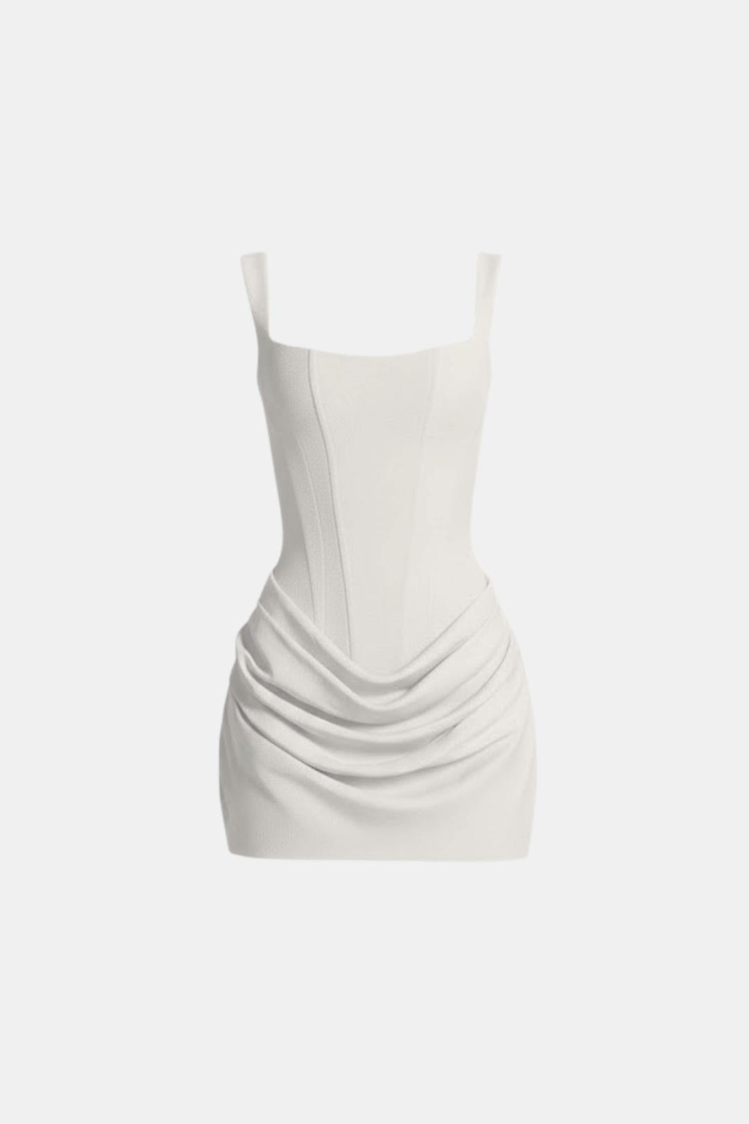 Melyna – Square Neck Corset Style Bodice Mini Dress