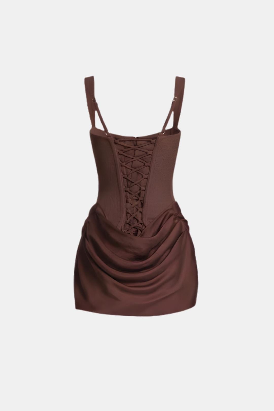 Melyna – Square Neck Corset Style Bodice Mini Dress