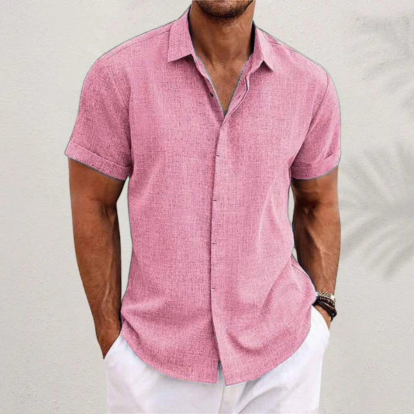 Men's Casual Polo Shirt – Relaxed Fit, Short Sleeve, Summer Style