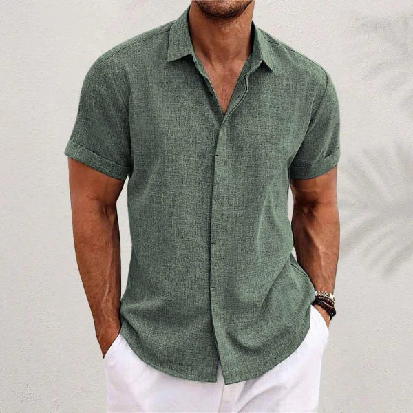 Men's Casual Polo Shirt – Relaxed Fit, Short Sleeve, Summer Style