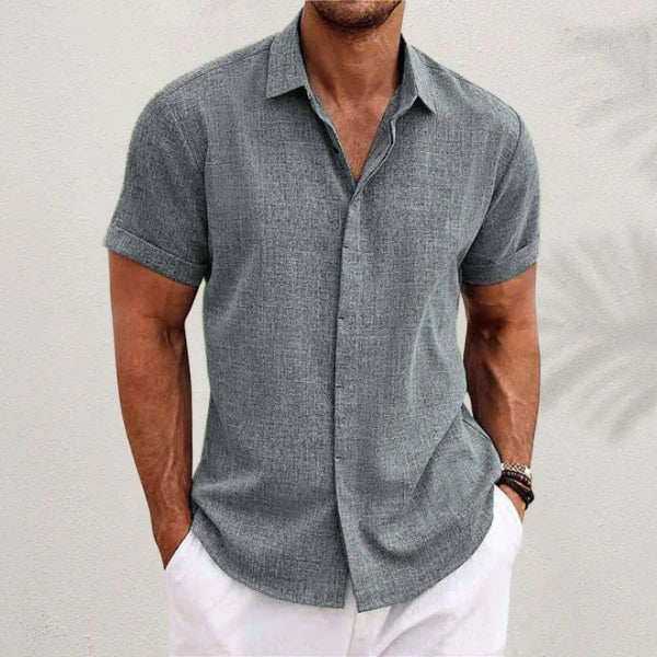 Men's Casual Polo Shirt – Relaxed Fit, Short Sleeve, Summer Style