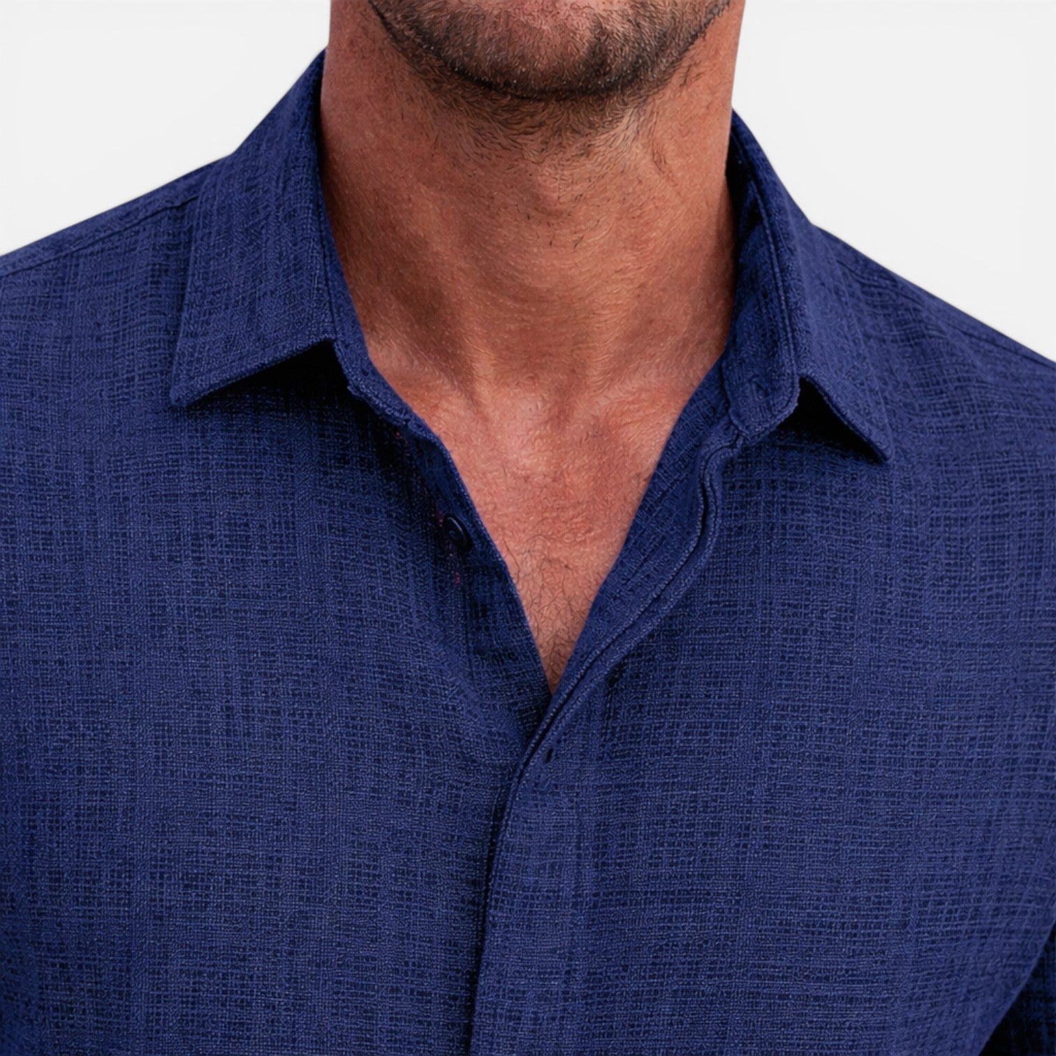 Men's Lightweight Summer Shirt Short Sleeve Breathable Casual Wear