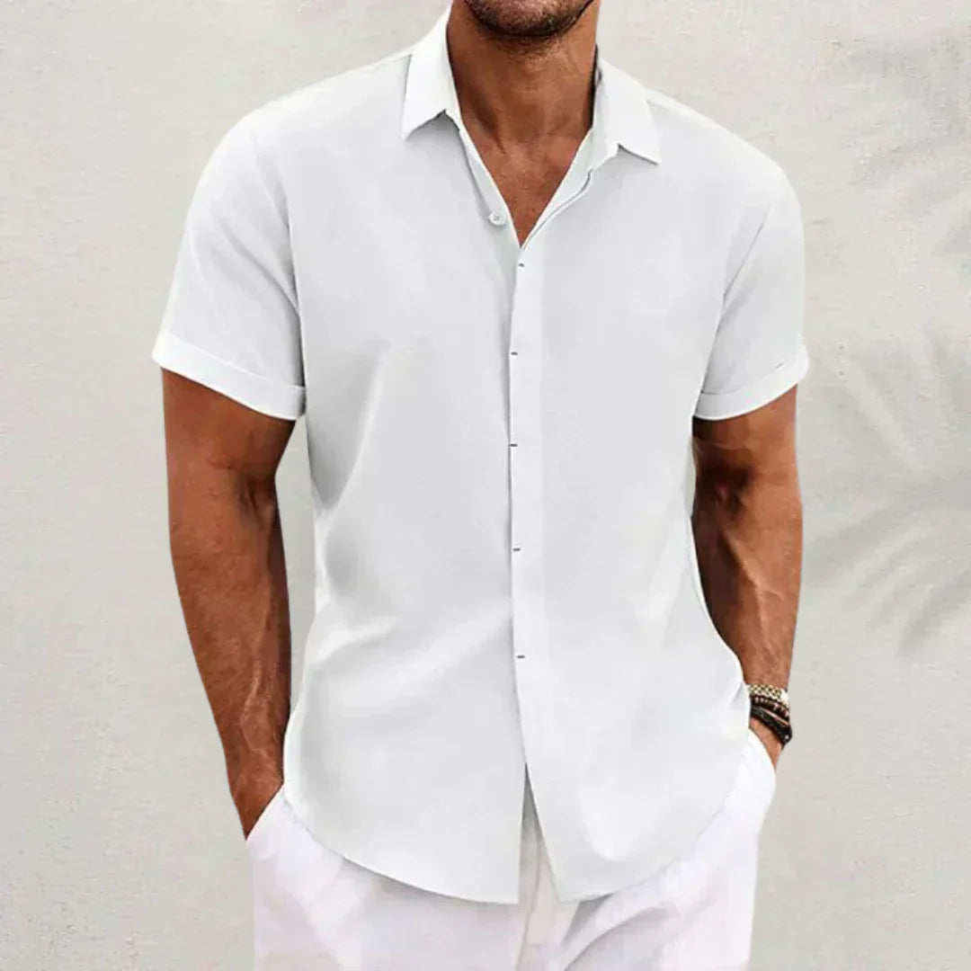 Men's Casual Polo Shirt – Relaxed Fit, Short Sleeve, Summer Style