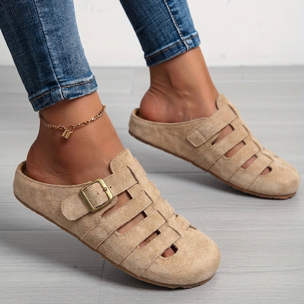 Women's Slip-On Mule Sandals Non-Slip Casual Footwear