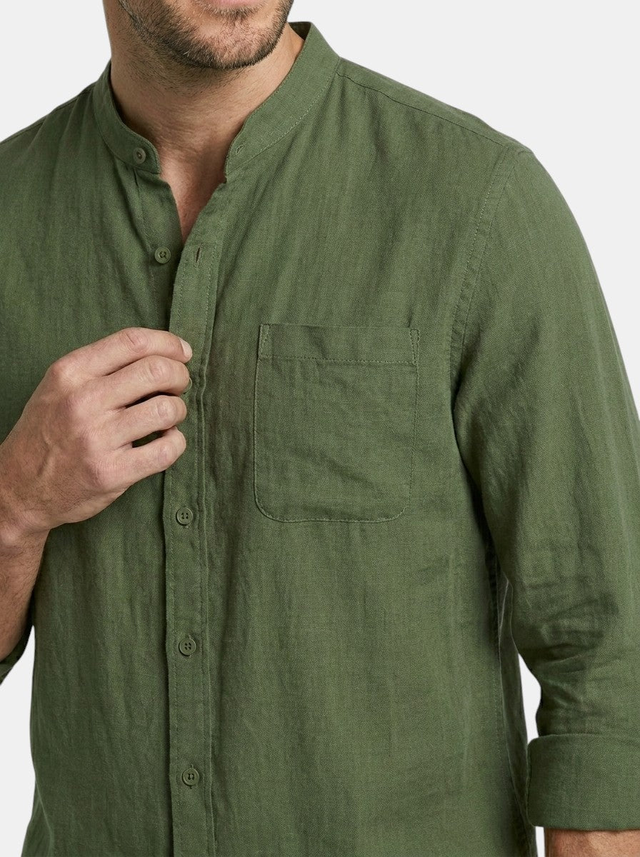 Men's Lightweight Summer Set | Relaxed Fit Long Sleeve Shirt & Shorts