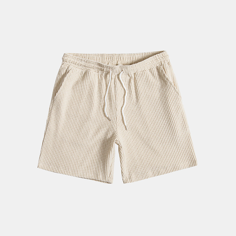 Men's Casual Two Piece Set Short Sleeve Drawstring Shorts