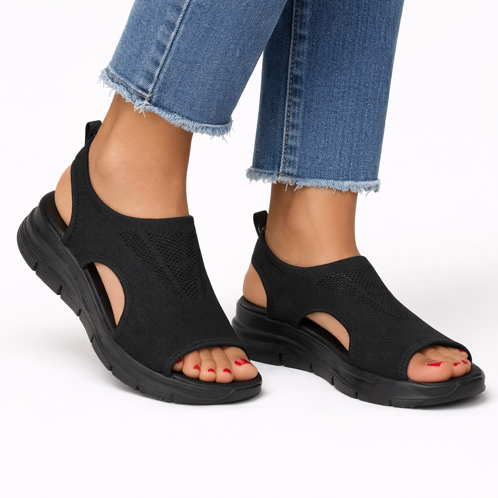 Women's Slip-On Walking Shoes Orthopedic Support